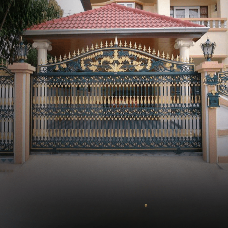 Premium Custom Wrought Iron Gate for Modern Homes